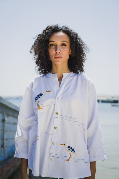 Al Quseir Embroidered  Shirt