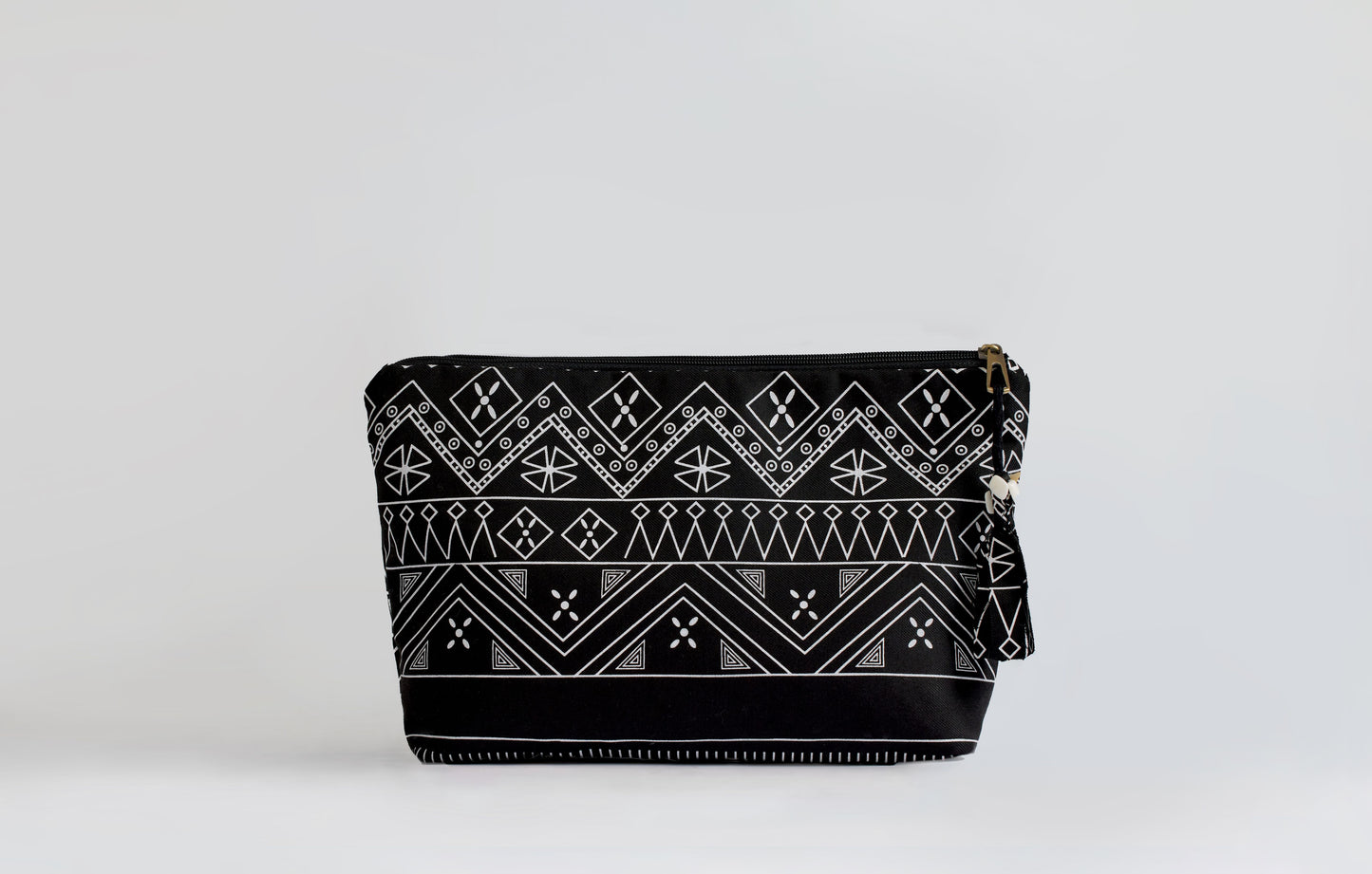 Black Bab Printed Clutch