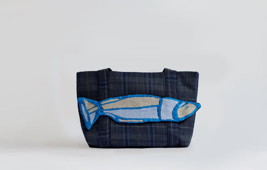 Grey Fish Bag